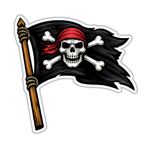 PIRATE FLAG logo